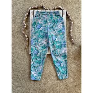 Vintage Benetton Italy Floral Pants